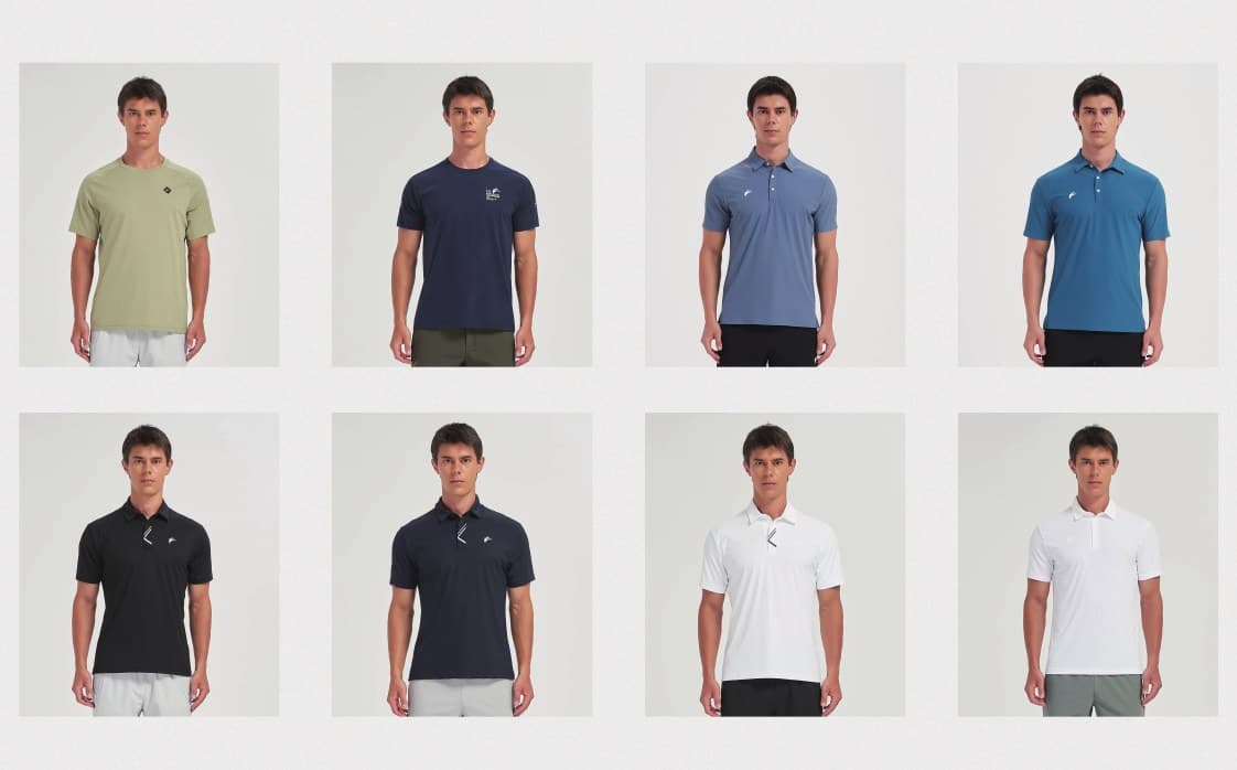 Training tees and polos