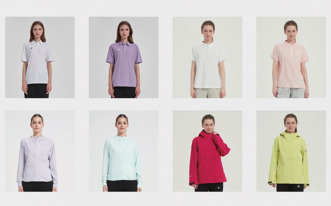 Women's polos and lightweight jackets